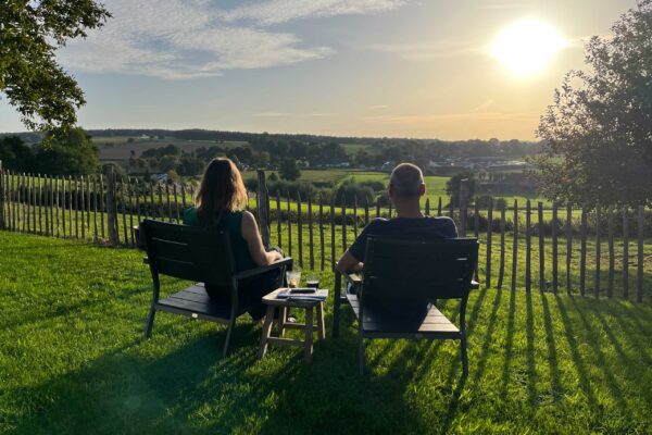 uitzicht Vijlen vanuit de B&B